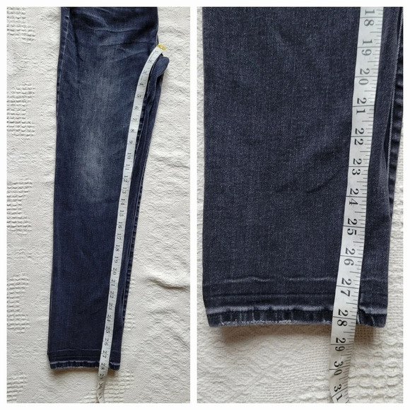 Madewell Cruiser Straight High Waisted Rise  Denim Jeans Vintage Faded Grey Wash - Picture 12 of 13